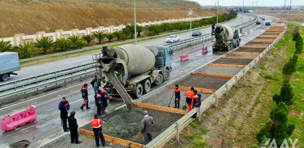Zığ-Hava limanı avtomobil yolunda təmir-bərpa işləri aparılır