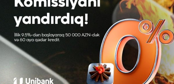 Unibank “Komissiyasız çərşənbə” aksiyası keçirir