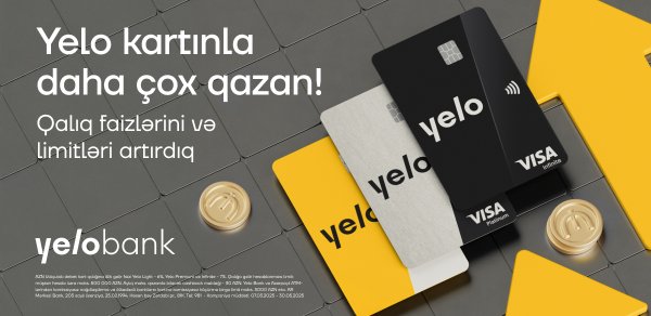 Yelo kart sahiblərinə daha çox qazanc imkanı!