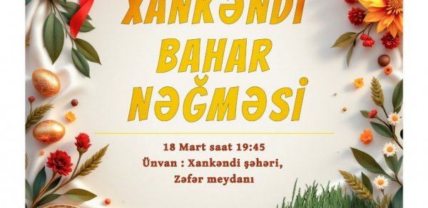 Xankəndidə Novruz konserti olacaq