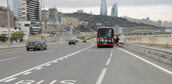 Bakıda 48 km-lik yeni avtobus zolağı çəkiləcək - RƏSMİ