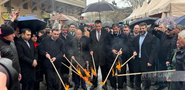 Tbilisinin meri Novruz tədbirlərinə qatılıb