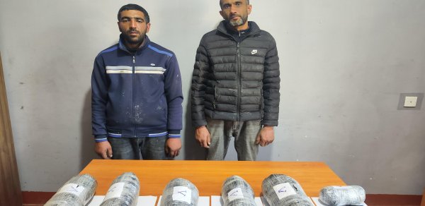 “Horadiz” sərhədindən ölkəyə külli miqdarda narkotik gətirməyə cəhd edən şəxslər saxlanılıb