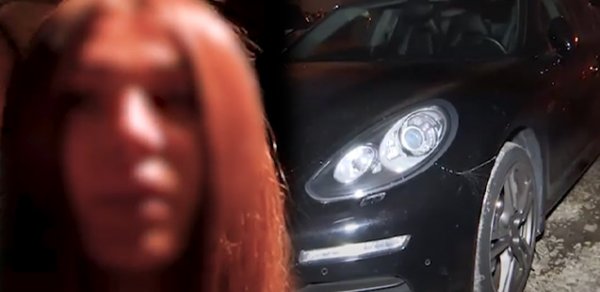 Bakıda “Porsche”ni sərxoş vəziyyətdə sürən qadın həbs edildi - VİDEO