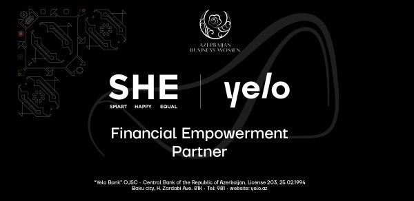 Yelo Bank builki "SHE Congress"in də əsas tərəfdaşıdır!