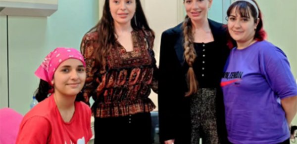 Leyla və Arzu Əliyevalar Onkologiya Mərkəzində - Fotolar