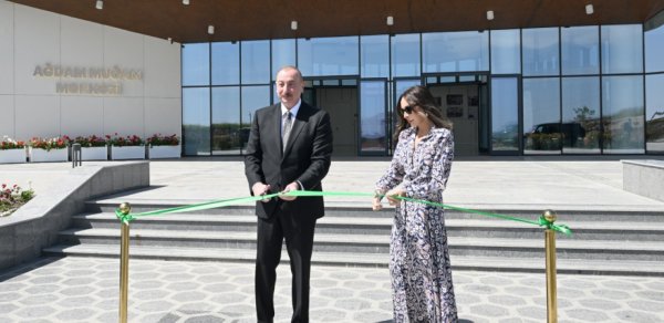 Prezident və xanımı Ağdam Muğam Mərkəzinin açılışını ediblər - FOTOLAR 