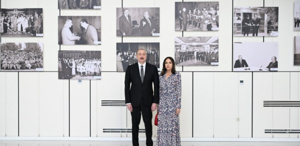 Mehriban Əliyeva İlham Əliyevlə Ağdama səfərindən görüntülər paylaşıb