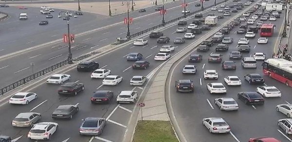 Bakıda bu yollarda sıxlıq var - SİYAHI