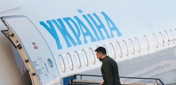 Zelenskinin təyyarəsi Ankaradan Tiranaya yola düşüb