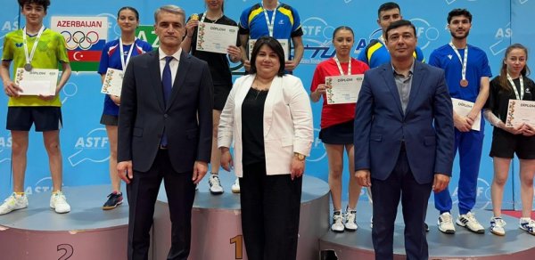 Stolüstü tennis üzrə Azərbaycan çempionatının qalibləri bəlli olub