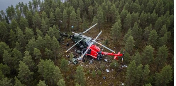 Finlandiyada iki helikopter toqquşub, 5 nəfər həlak olub