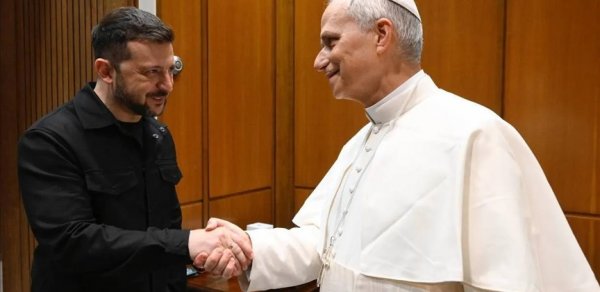 Zelenski Papa XIV Leo ilə görüşüb