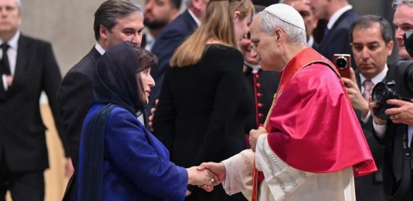 Sahibə Qafarova Roma Papasının taxtaçıxma mərasimində iştirak edib
