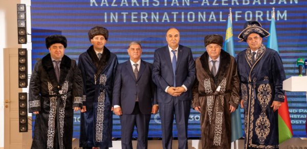 Azərbaycan heyəti Qazaxıstanda DATÜB tərəfindən təltif edildi - FOTO