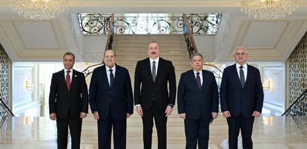 İlham Əliyev Misir Senatının sədrini qəbul etdi - FOTOLAR