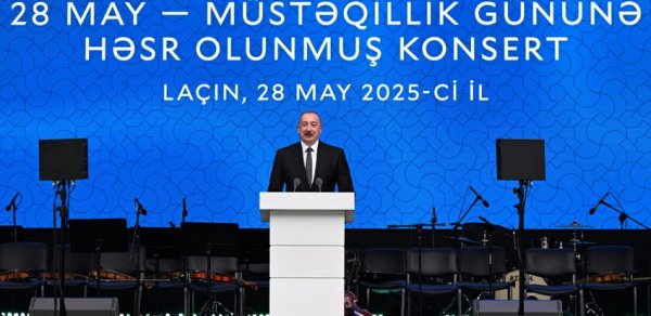 Laçında 28 May - Müstəqillik Gününə həsr olunmuş konsert keçirilib - VIDEO