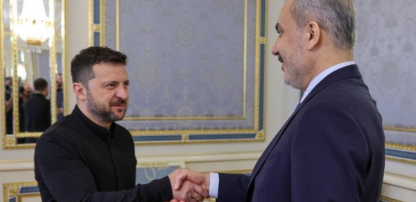 Hakan Fidan Zelenski ilə görüşdü