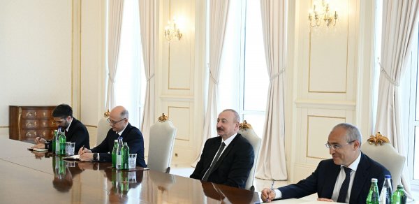 İlham Əliyev Türkiyənin energetika və təbii sərvətlər nazirini qəbul etdi