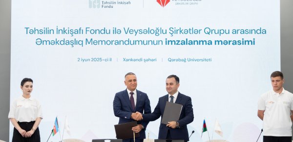 Veysəloğlu Şirkətlər Qrupundan Qarabağ Universitetinə təhsil dəstəyi – 50 tələbəyə təqaüd ayrıldı