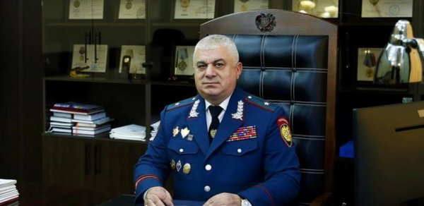 Ermənistan polisinin rəisi vəzifəsindən azad edildi