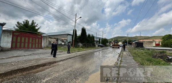Goranboyda leysan nəticəsində fəsadlar yaranıb