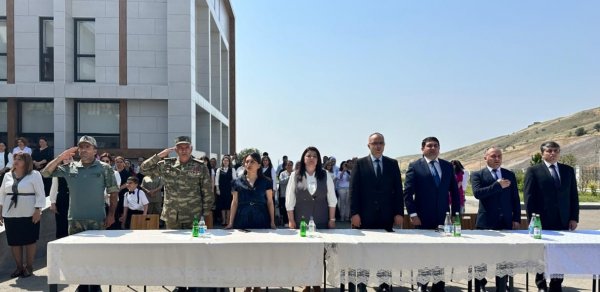 Cəbrayıl şəhərində ilk dəfə 32 ildən sonra “Son zəng” çalındı