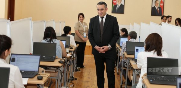 Azad olunan ərazilərdə çalışan müəllimlər ilk dəfə sertifikasiya imtahanında iştirak ediblər - FOTO
