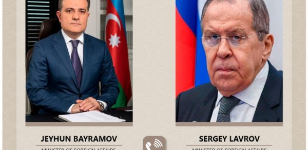 Bayramov Lavrovla İsrail-İran qarşıdurmasını müzakirə etdi