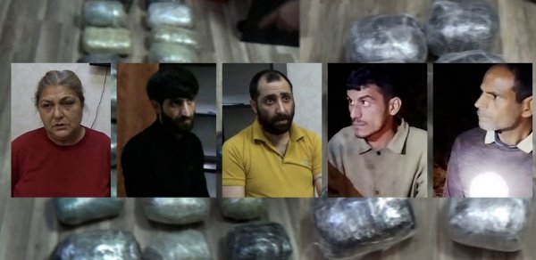 Azərbaycanda beş nəfər 60 kiloqram narkotiklə tutuldu