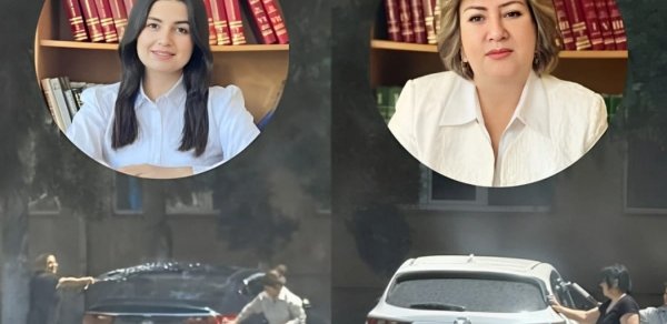 Bakıda məktəb direktoru işçilərinə avtomobil yudurtdu - FOTOLAR