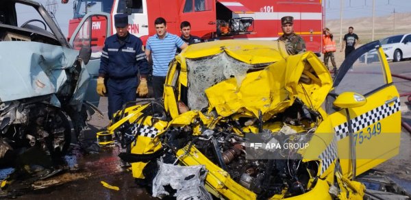 Naxçıvanda ağır yol nəqliyyat hadisəsi baş verib, ölən və yaralananlar var - FOTO