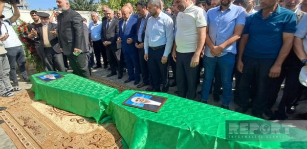 Ağcabədidə Ziyəddin və Hüseyn Səfərovlarla vida mərasimi başlayıb