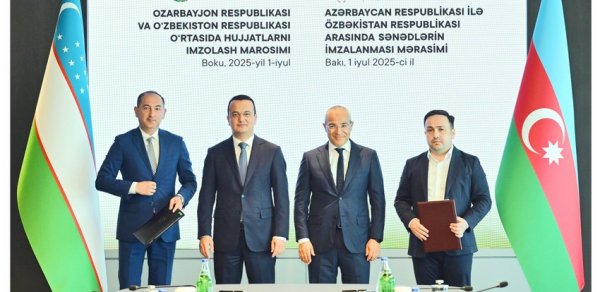 Azərbaycanla Özbəkistan arasında bir sıra sənədlər imzalandı