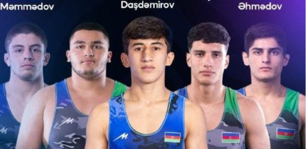 Üç güləşçimiz Avropa çempionatında gümüş medal qazandı