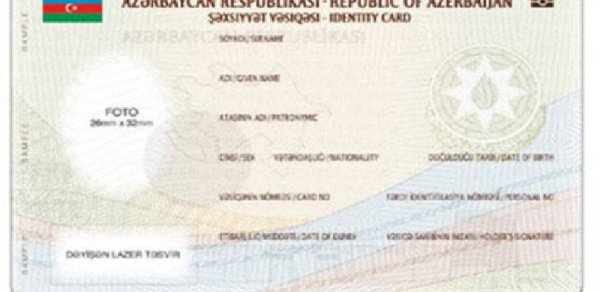 Azərbaycanda şəxsiyyət vəsiqəsinin forması və üzərində olan məlumatların dairəsi dəyişir