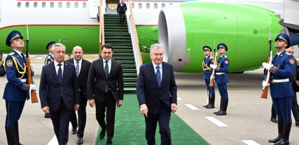 Şavkat Mirziyoyev Füzuli rayonuna səfərə gəlib