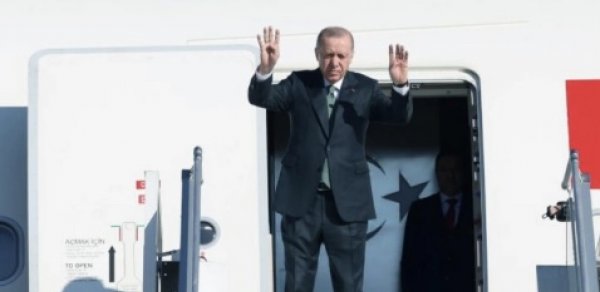 Türkiyə prezidenti Azərbaycana yola düşüb