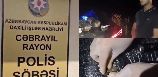 Cəbrayıl polisindən növbəti əməliyyat: marixuana və tiryək aşkarlandı