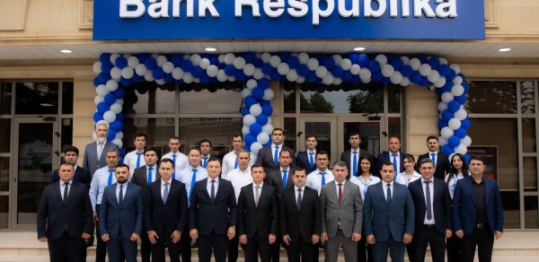 Bank Respublika Beyləqanda yeni filialını açdı - FOTOLAR