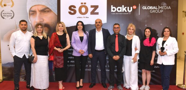 “Baku” TV-nin “The word” filminin təqdimatı olub - FOTOLAR