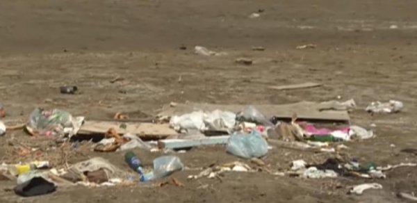 Bakıdakı çimərliklərdə son durum: Yenə natəmizlik, yenə üfunət... - VİDEO