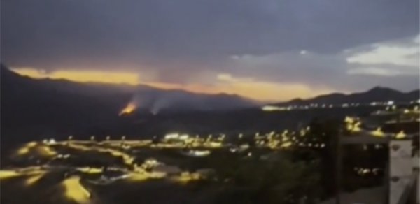 Laçındakı meşə yanğını söndürüldü