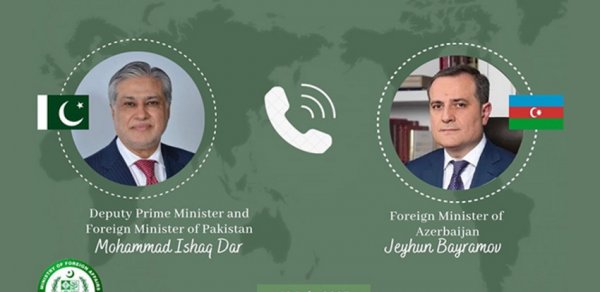 Azərbaycan və Pakistan XİN rəhbərlərinin telefon danışığı olub