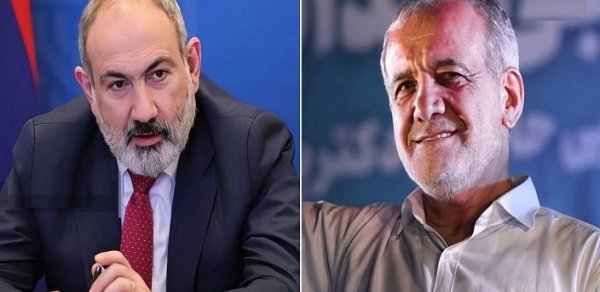 Paşinyan Pezeşkianı Ermənistana səfərə dəvət edib