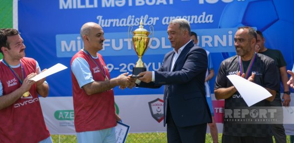 "Milli Mətbuat - 150" minifutbol turnirinin qalibi müəyyənləşib