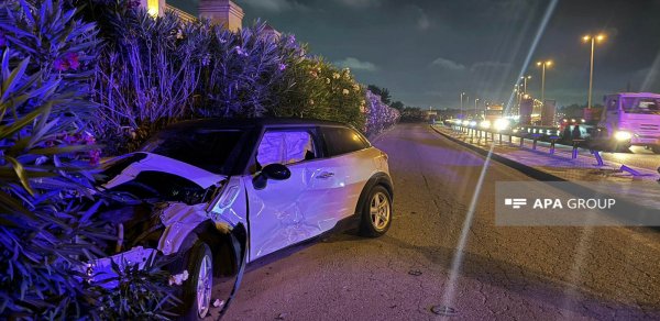 Bakıda içkili sürücü qəzaya səbəb olub