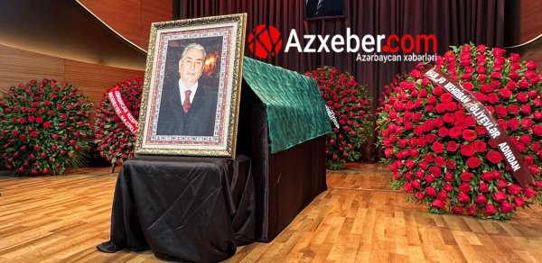 Prezident və Mehriban Əliyeva Xalq artisti Arif Babayevlə vida mərasiminə əklil göndərdi - FOTOLAR