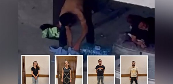 Yasamalda binanı narkotik yuvasına çevirənlər tutuldu - Foto