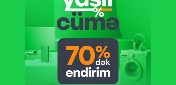 "İrşad"da “Yaşıl Cümə” kampaniyası - 70 %-ə qədər böyük endirimlər və faizsiz hissəli ödəniş imkanı